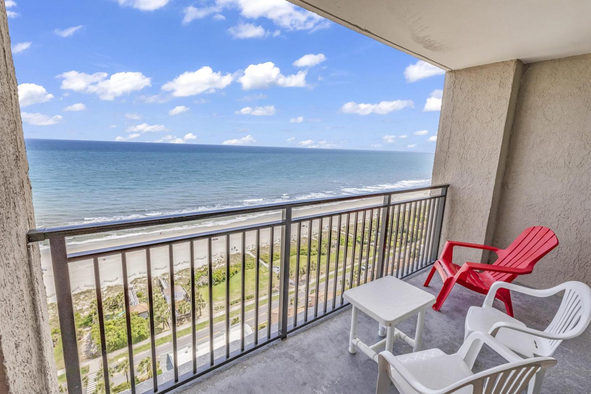 Scenic Views From The Balcony At Ocean Forest Plaza Condos Myrtle Beach Eksteriør billede